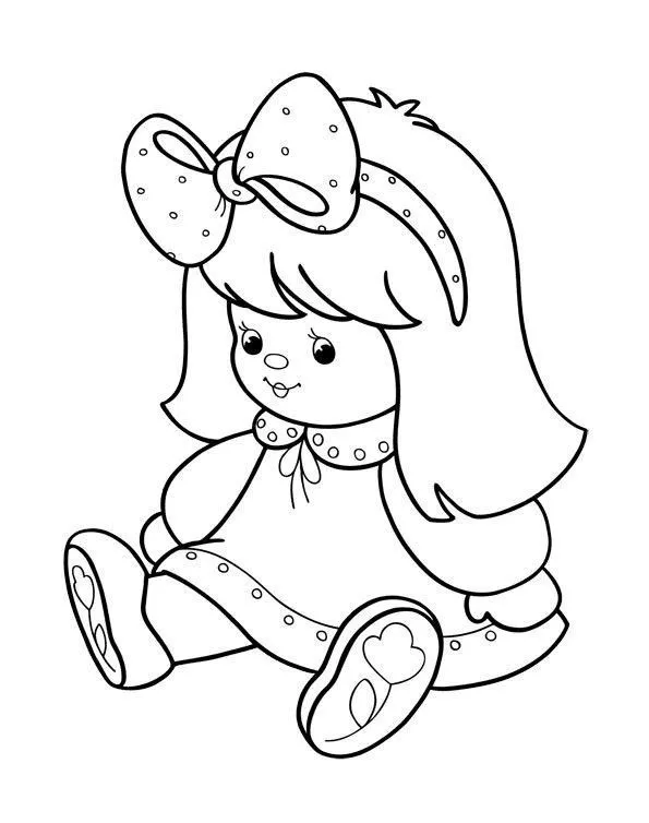 Kumpulan Mewarnai Boneka Paling Bagus dan Terlengkap 22 Mewarnai Boneka