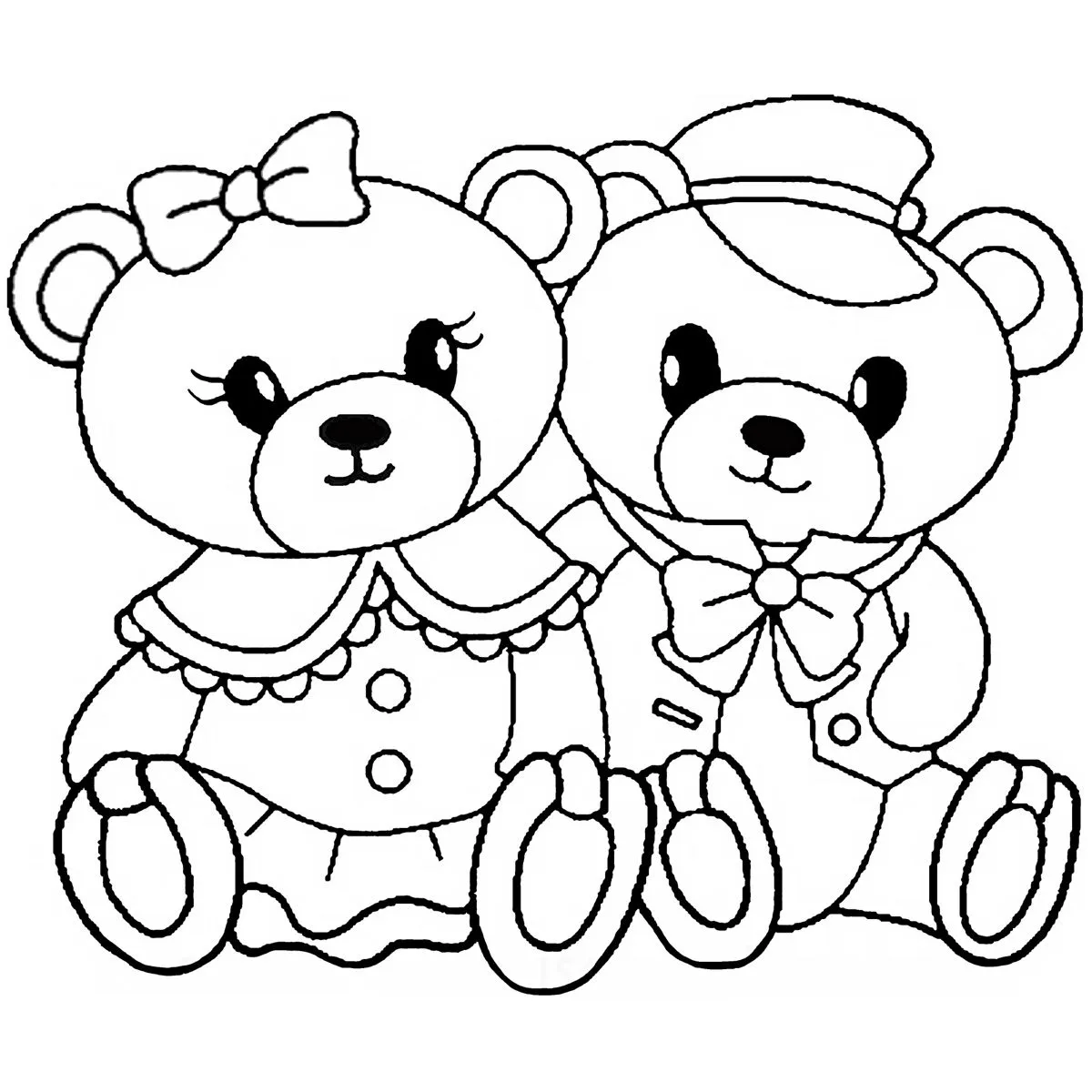 Kumpulan Mewarnai Boneka Paling Bagus dan Terlengkap 18 Mewarnai Boneka