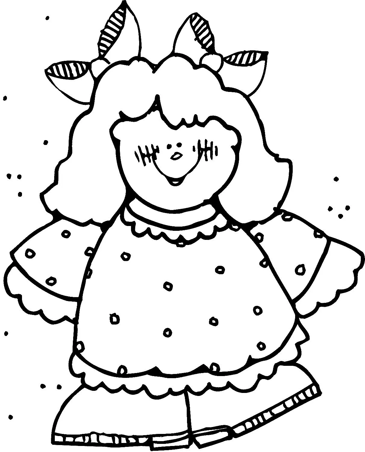 Kumpulan Mewarnai Boneka Paling Bagus dan Terlengkap 16 Mewarnai Boneka