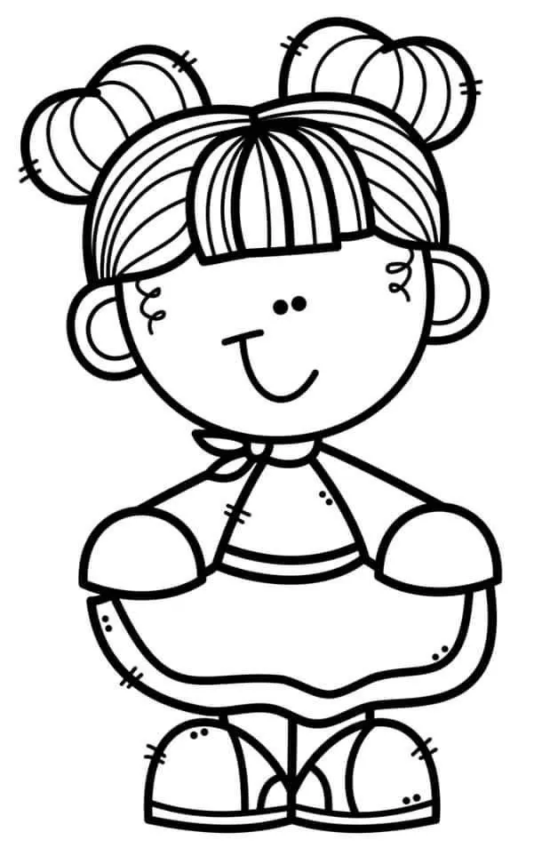 Kumpulan Mewarnai Boneka Paling Bagus dan Terlengkap 14 Mewarnai Boneka