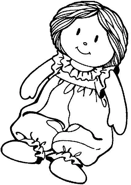 Kumpulan Mewarnai Boneka Paling Bagus dan Terlengkap 10 Mewarnai Boneka