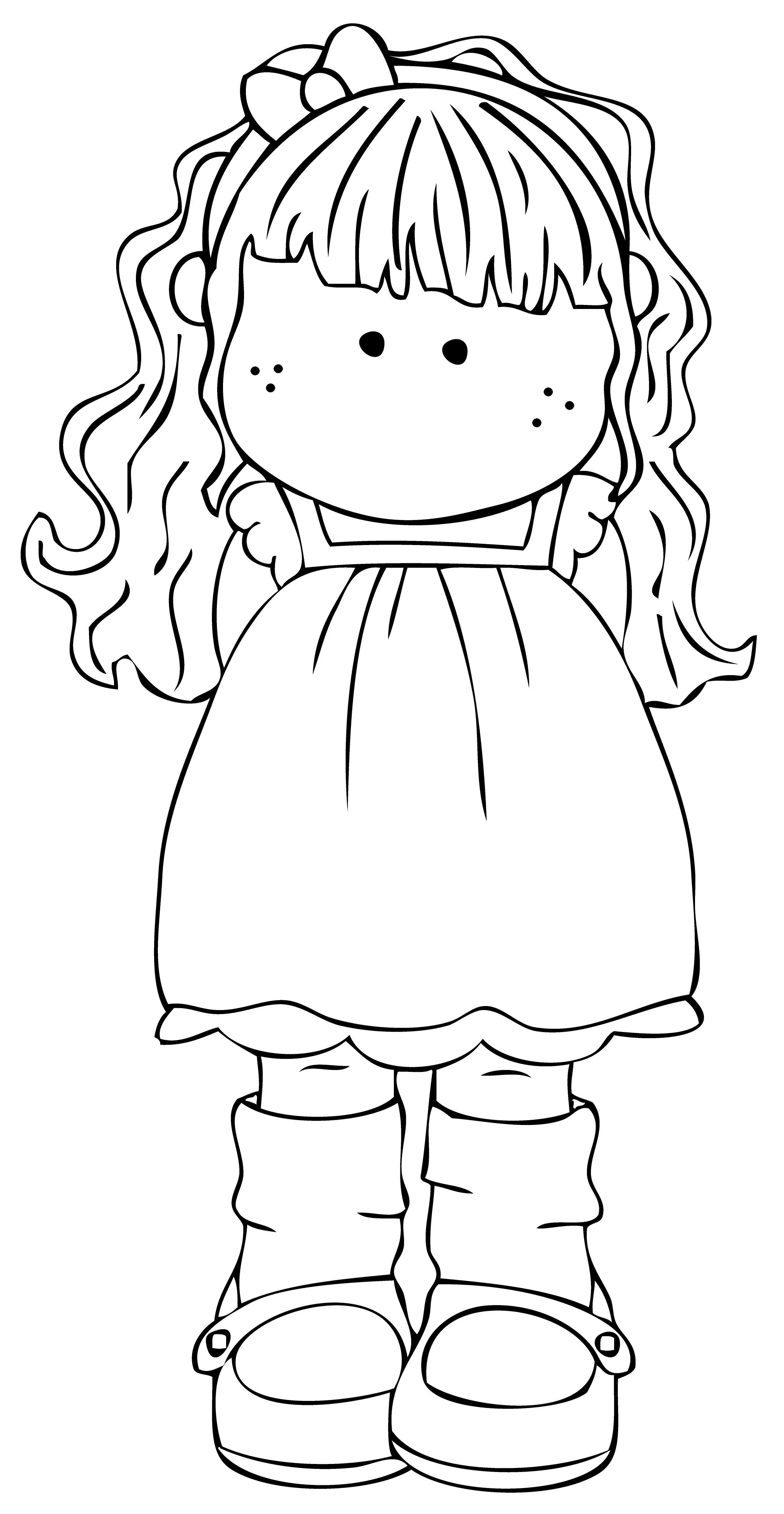 Kumpulan Mewarnai Boneka Paling Bagus dan Terlengkap 28 Mewarnai Boneka