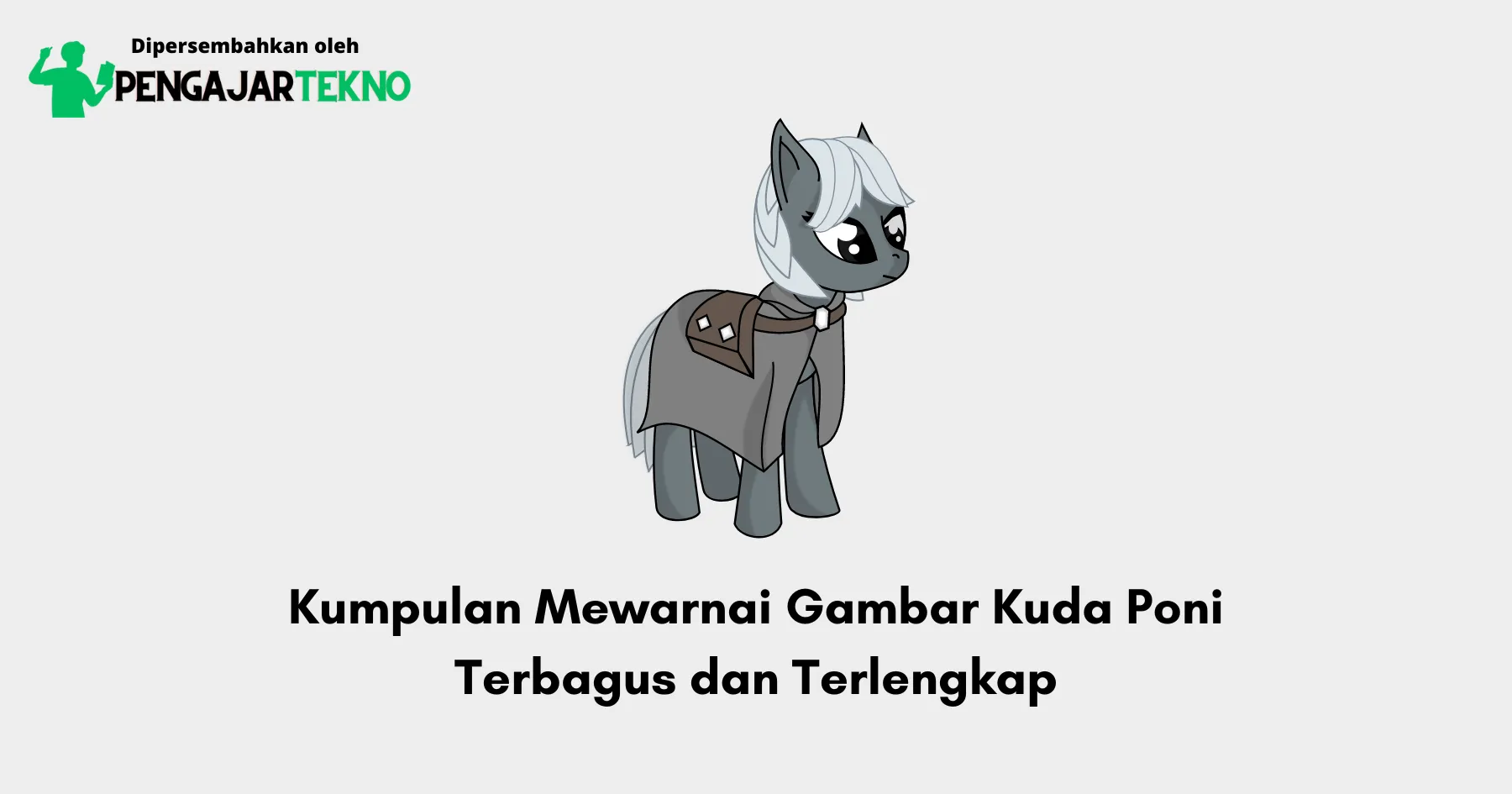 Mewarnai Gambar Kuda Poni