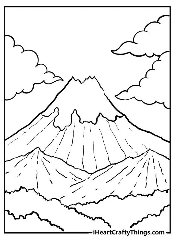 Kumpulan Mewarnai Pemandangan Alam Terbagus dan Terlengkap 16 Mewarnai Pemandangan Alam