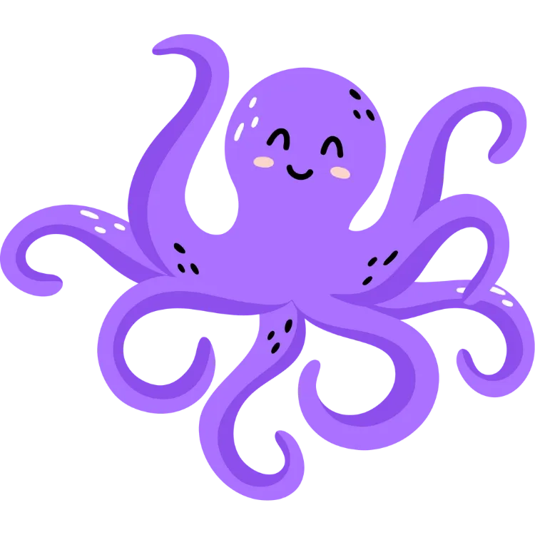 Kumpulan Gambar Gurita Kartun Paling Bagus dan Terlengkap 4 Gambar Gurita Kartun