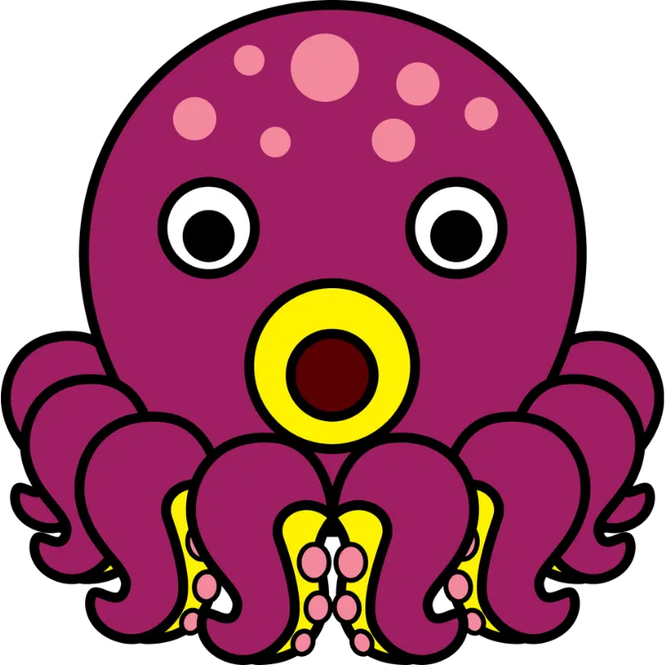 Kumpulan Gambar Gurita Kartun Paling Bagus dan Terlengkap 25 Gambar Gurita Kartun