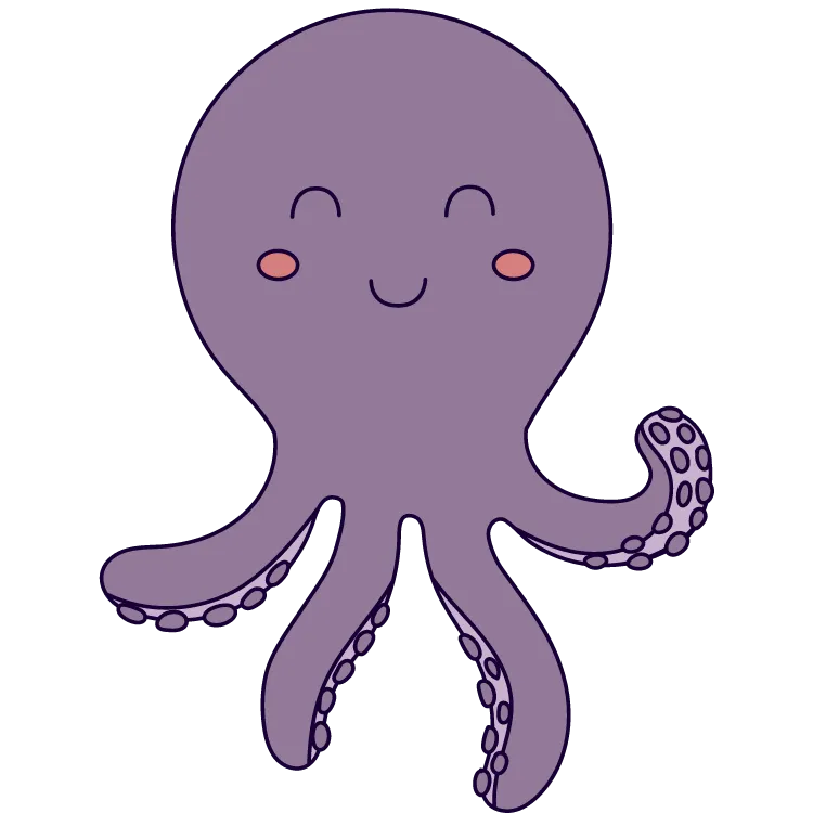 Kumpulan Gambar Gurita Kartun Paling Bagus dan Terlengkap 22 Gambar Gurita Kartun