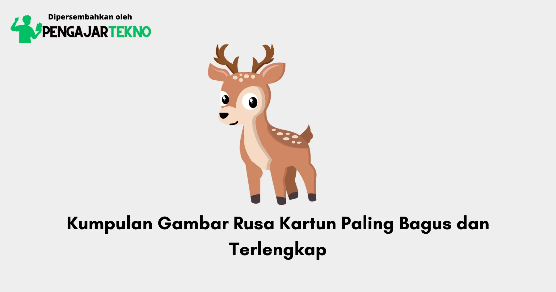Gambar Rusa Kartun