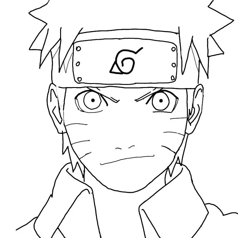 Kumpulan Mewarnai Naruto Mudah Paling Bagus dan Terlengkap 17 Mewarnai Naruto