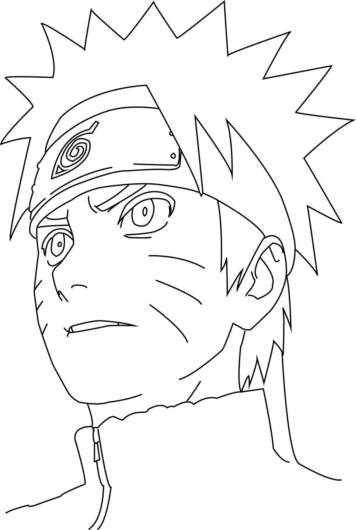 Kumpulan Mewarnai Naruto Mudah Paling Bagus dan Terlengkap 27 Mewarnai Naruto