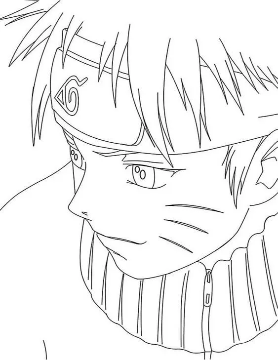 Kumpulan Mewarnai Naruto Mudah Paling Bagus dan Terlengkap 4 Mewarnai Naruto