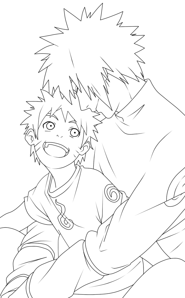Kumpulan Mewarnai Naruto Mudah Paling Bagus dan Terlengkap 16 Mewarnai Naruto