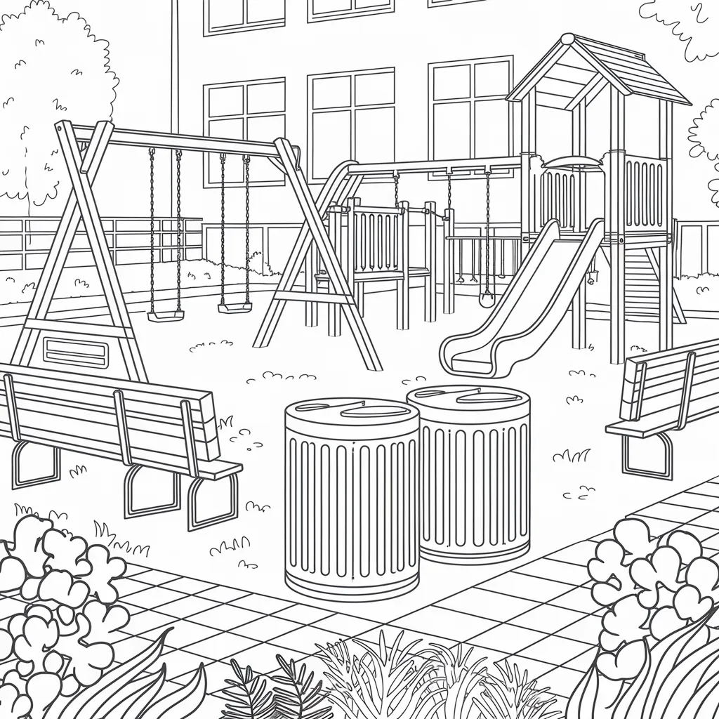 gambar mewarnai menjaga kebersihan lingkungan 27