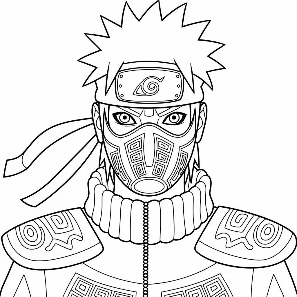 gambar mewarnai naruto dan sasuke 20
