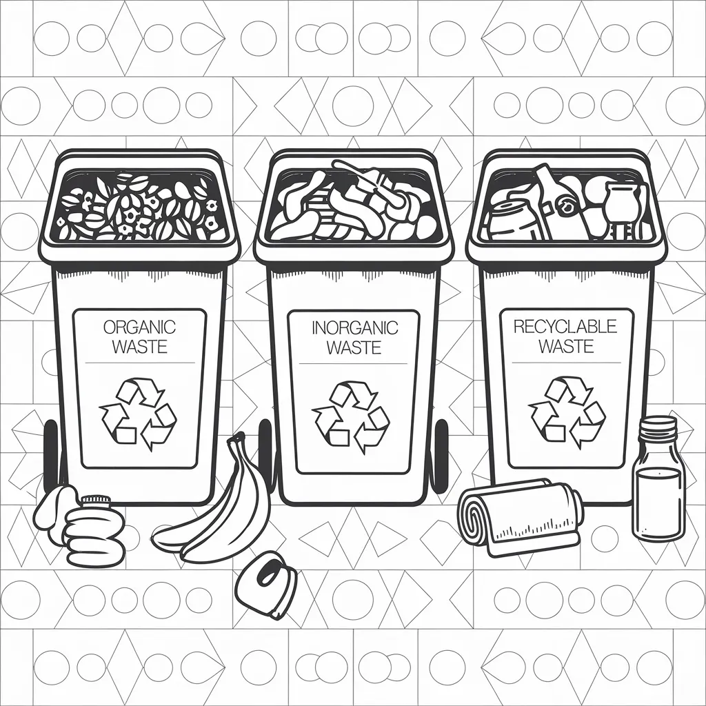 gambar mewarnai menjaga kebersihan lingkungan 13