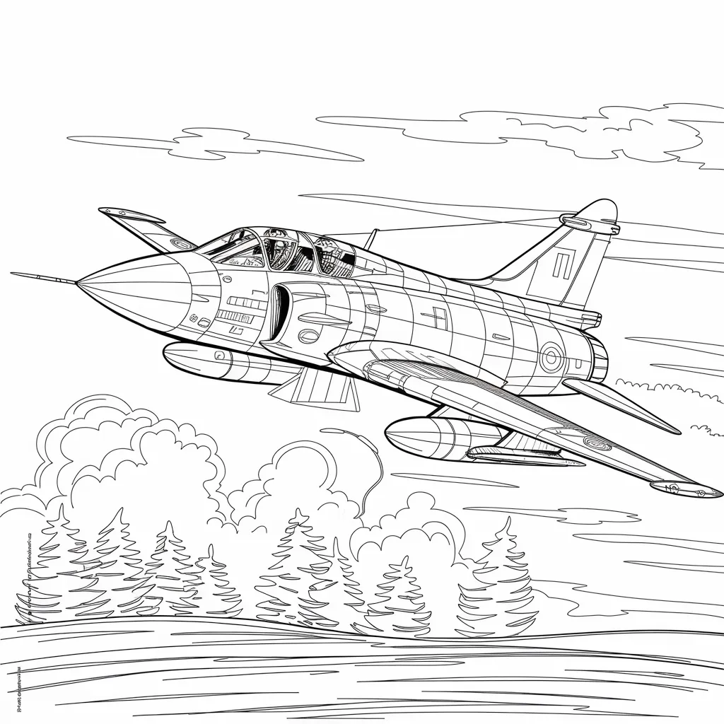mewarnai gambar pesawat tempur 28
