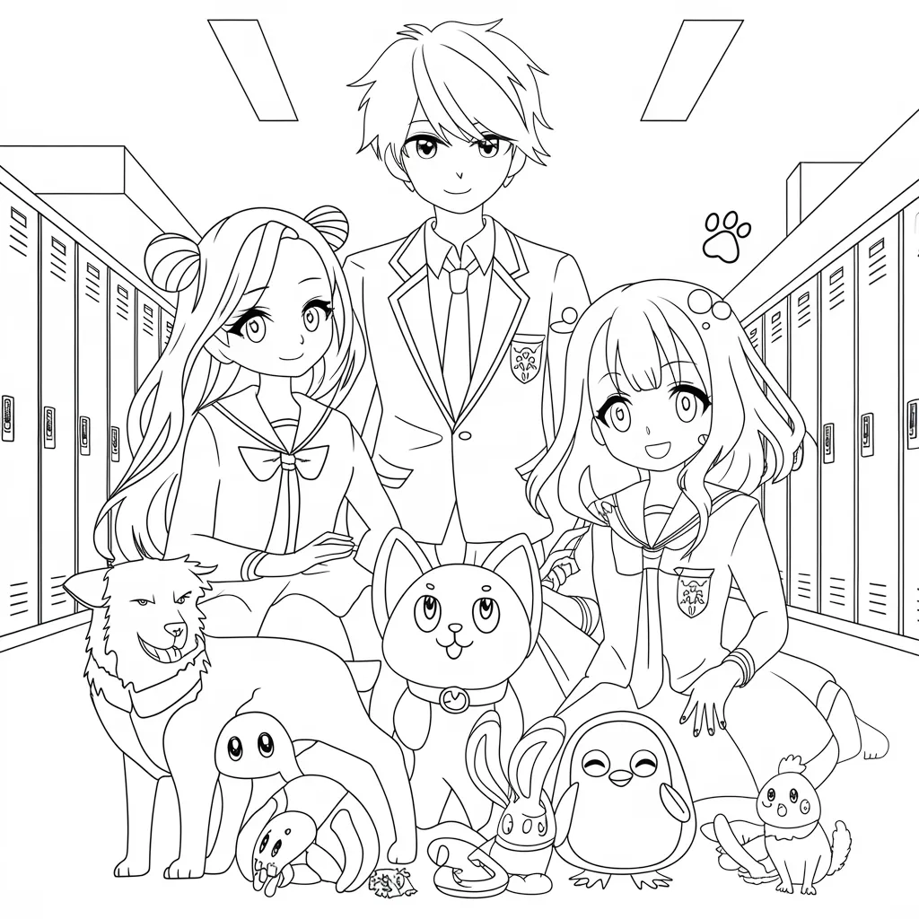 mewarnai gambar gacha life 4