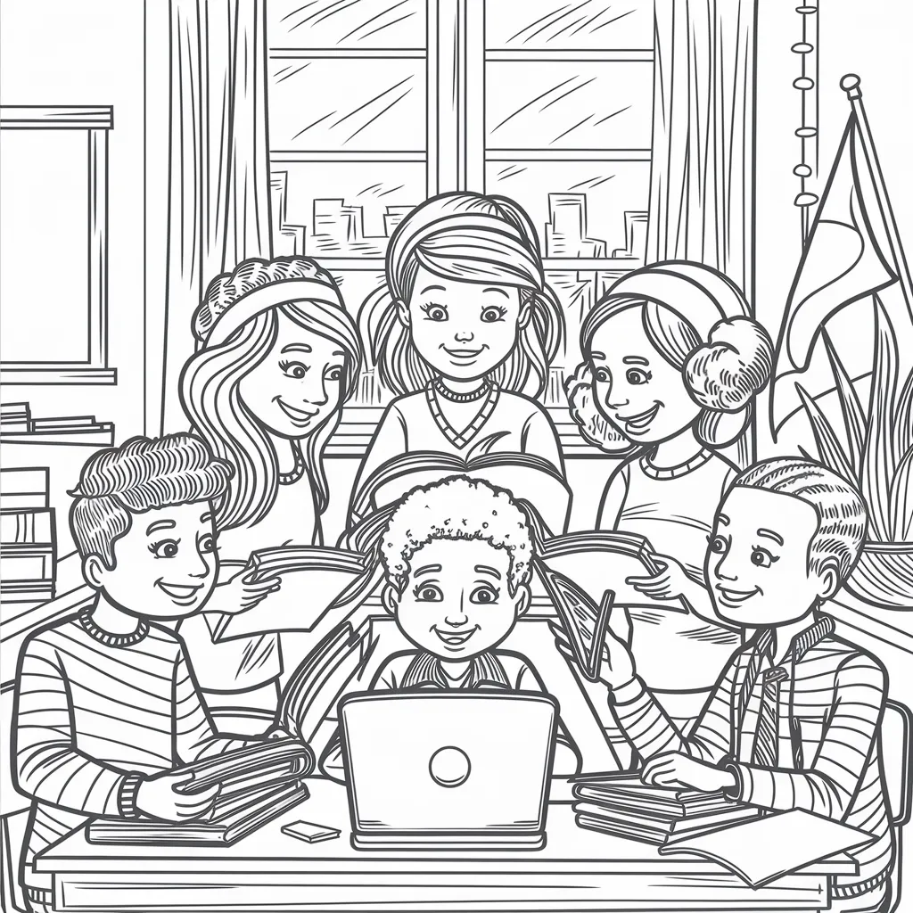 mewarnai gambar saling berbagi​ 10