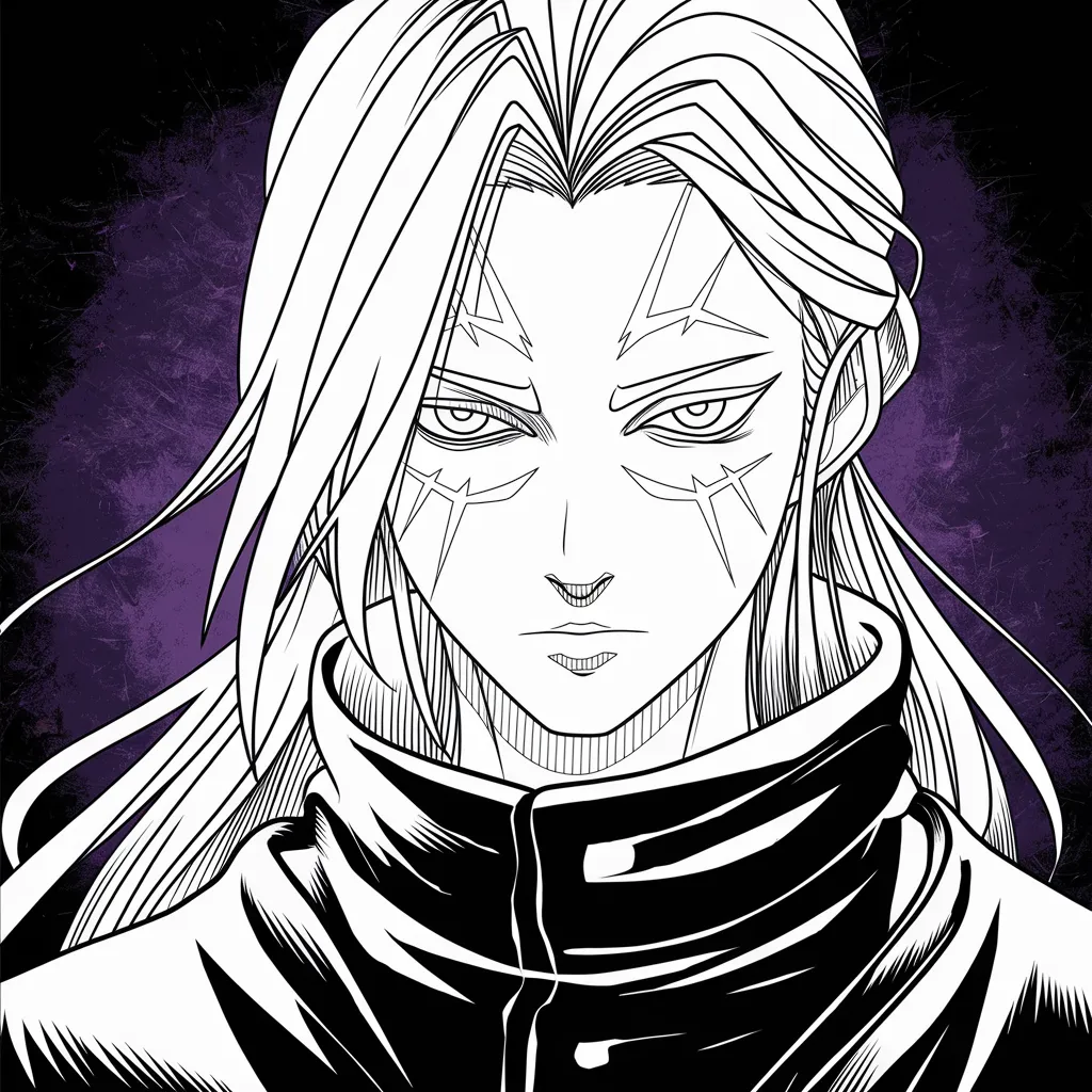 gambar yang belum diwarnai anime 20