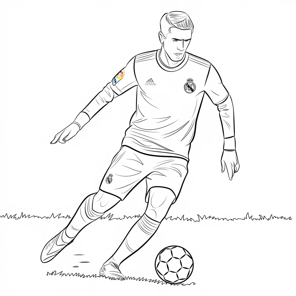 Gambar Mewarnai Pemain Sepak Bola 9 gambar mewarnai pemain sepak bola 8