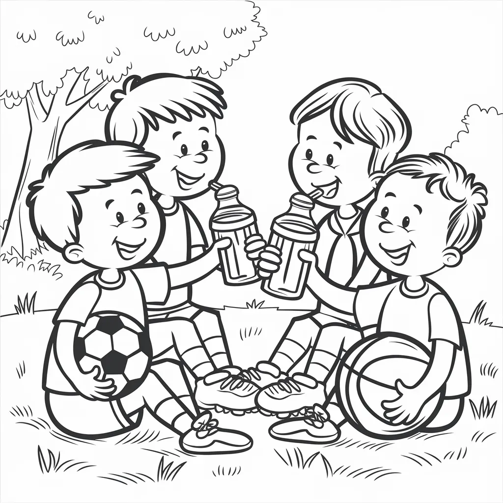 mewarnai gambar saling berbagi​ 19