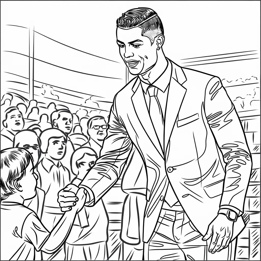 gambar mewarnai ronaldo 28