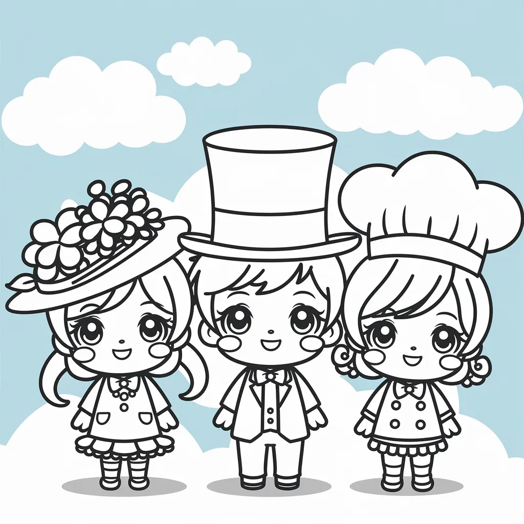 mewarnai gambar gacha life 15