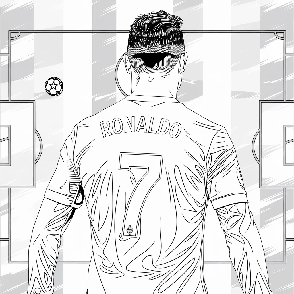 Gambar Mewarnai Pemain Sepak Bola 13 gambar mewarnai pemain sepak bola 12