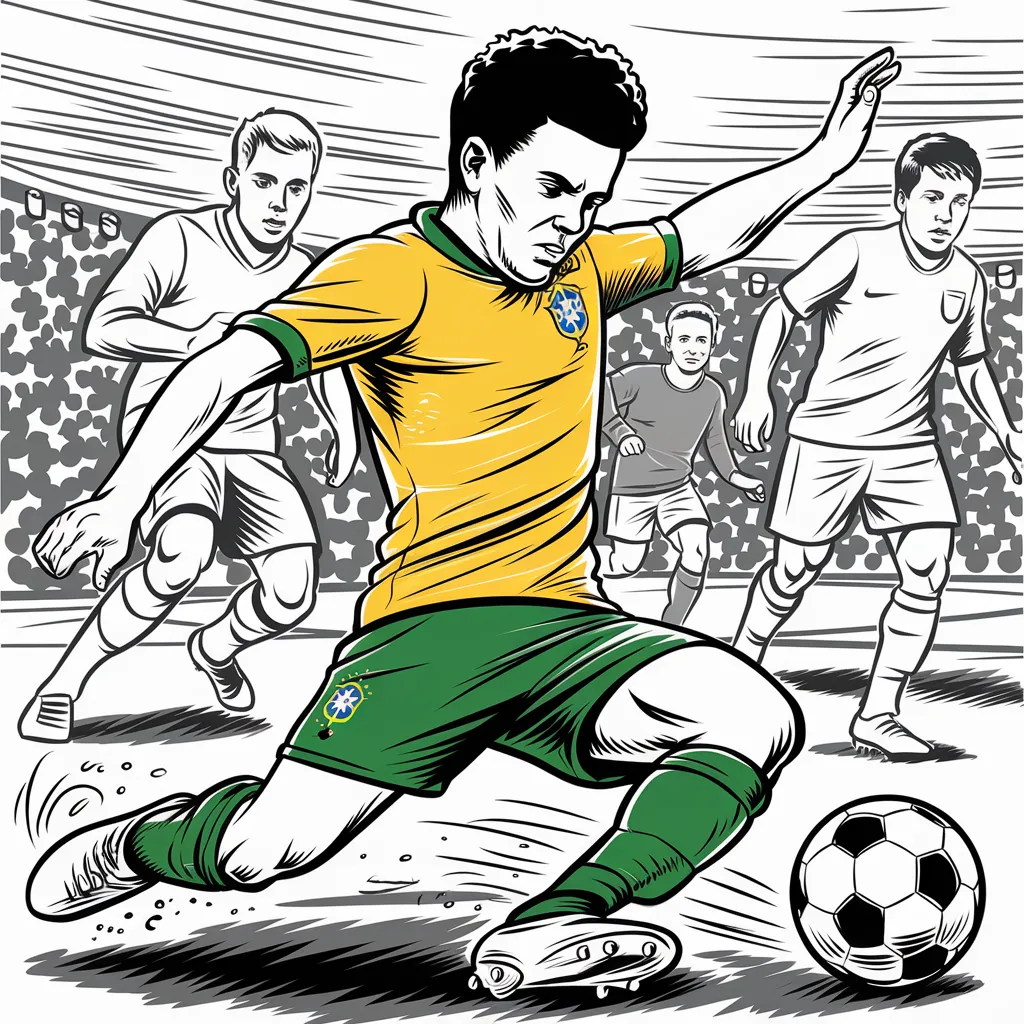 Gambar Mewarnai Pemain Sepak Bola 16 gambar mewarnai pemain sepak bola 15