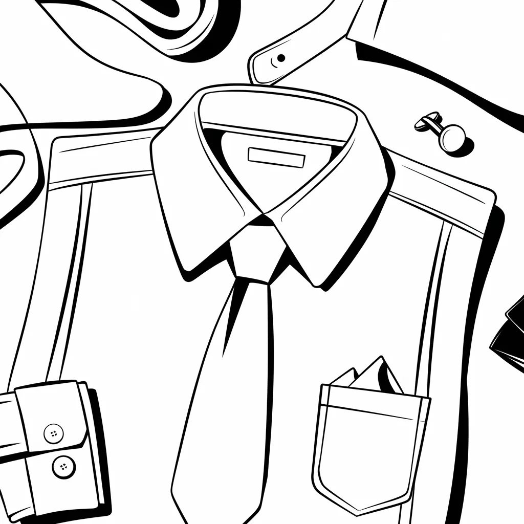 30 Gambar Baju untuk Mewarnai 4 gambar baju untuk mewarnai 3