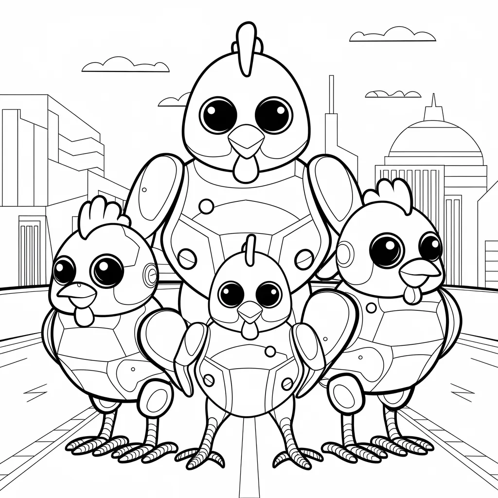 30 Gambar Ayam Hitam Putih untuk Diwarnai 19 gambar ayam hitam putih untuk diwarnai 18