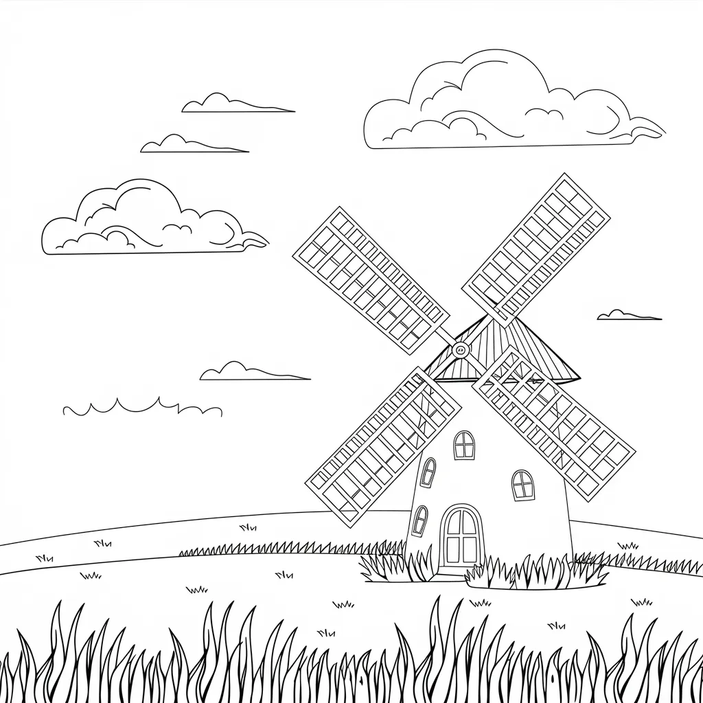 30 Gambar Pemandangan Alam Belum Diwarnai untuk Diwarnai 9 Gambar Pemandangan Alam Belum Diwarnai 8