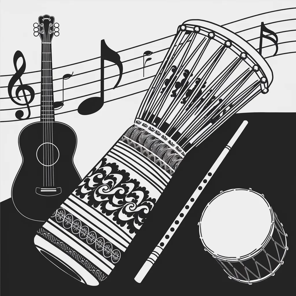 Mewarnai Gambar Kentongan Hitam Putih 28 mewarnai gambar kentongan hitam putih 27