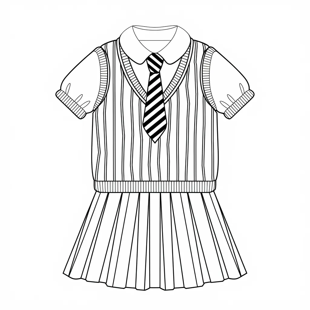 Mewarnai Gambar Seragam TK, Aktivitas Edukatif dan Menyenangkan untuk Anak 6 mewarnai gambar seragam tk 5