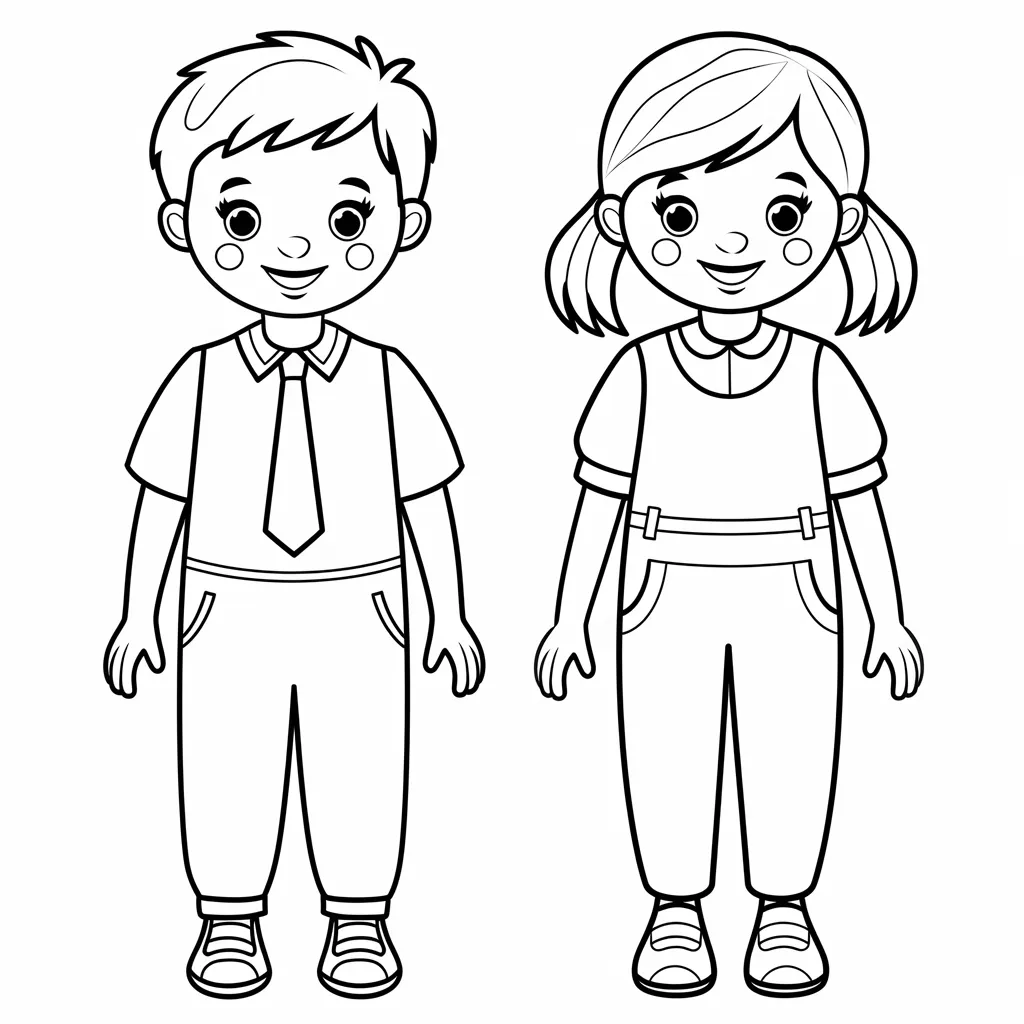 Mewarnai Gambar Seragam TK, Aktivitas Edukatif dan Menyenangkan untuk Anak 16 mewarnai gambar seragam tk 15