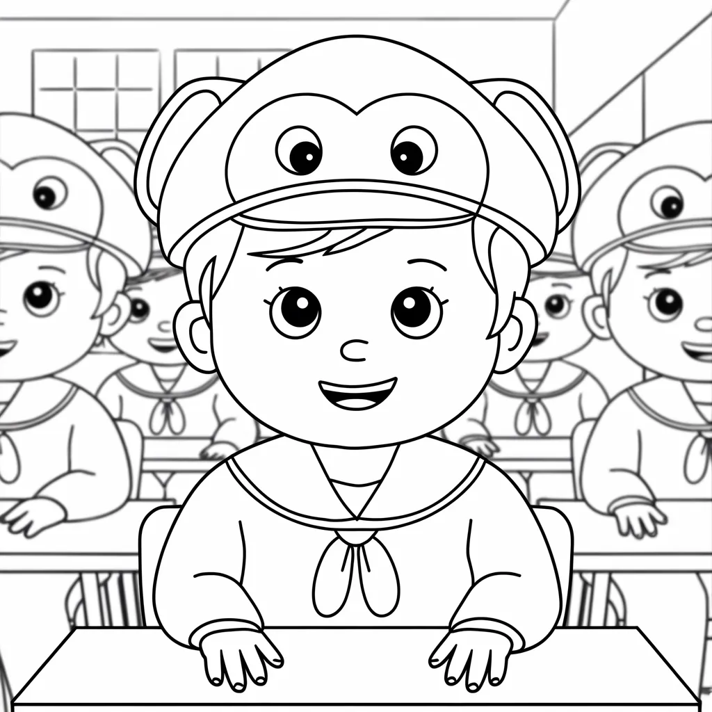 Mewarnai Gambar Seragam TK, Aktivitas Edukatif dan Menyenangkan untuk Anak 13 mewarnai gambar seragam tk 12