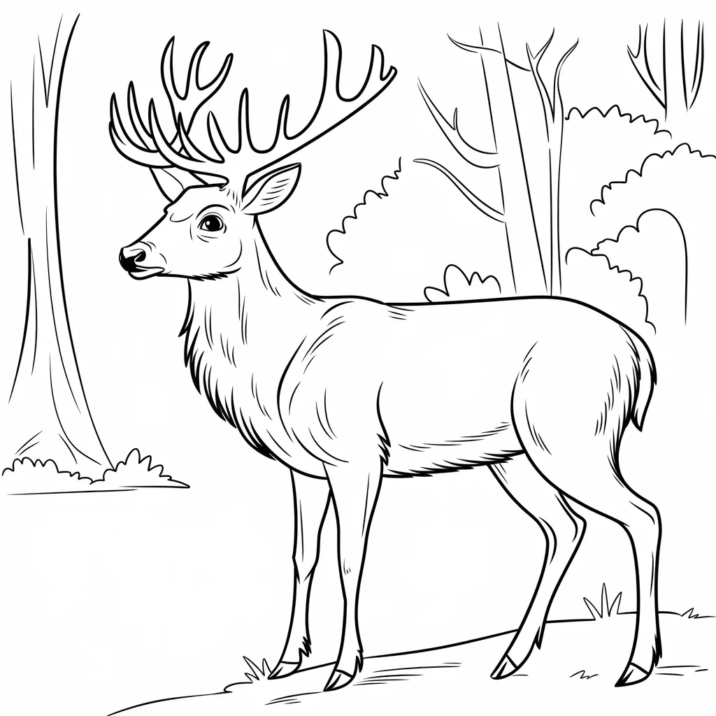 30 Gambar Hewan Belum Diwarnai untuk Diwarnai 19 gambar hewan belum cat 18