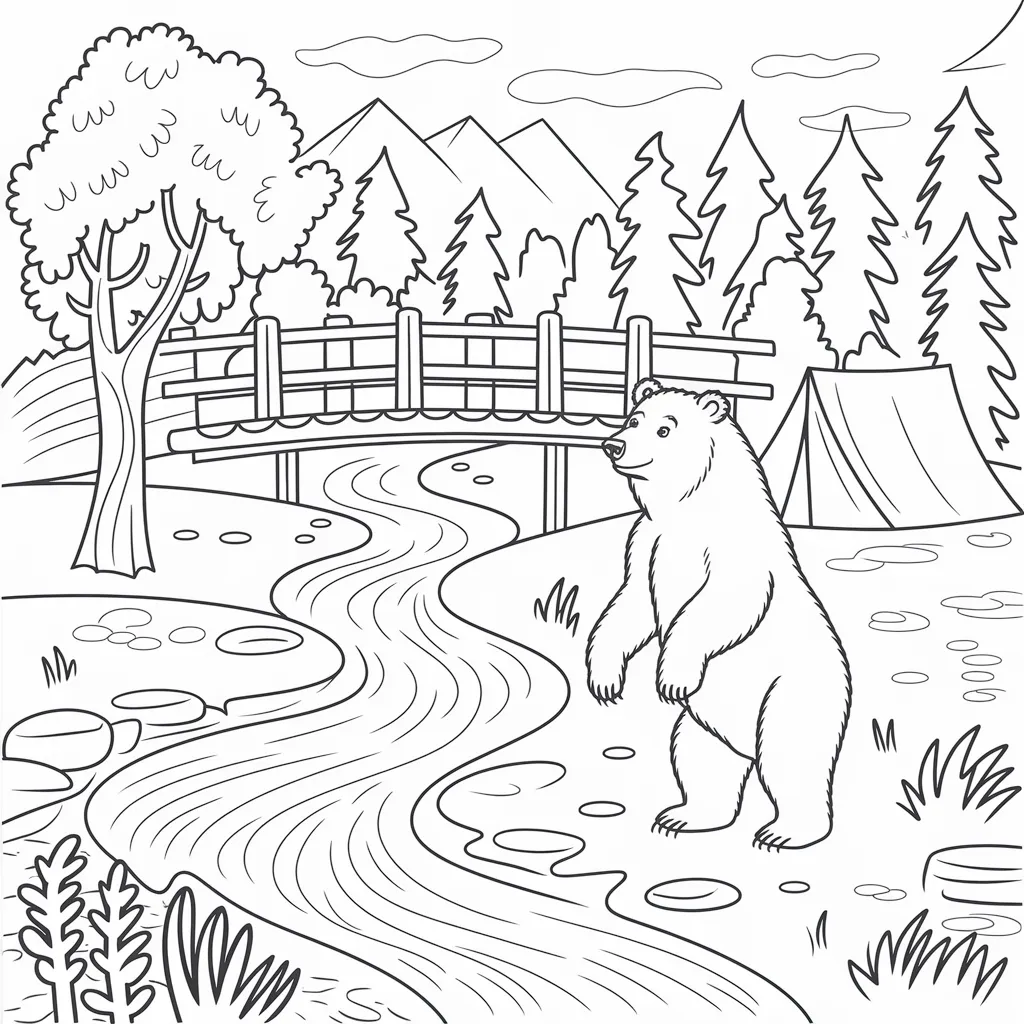 30 Gambar Pemandangan Alam Belum Diwarnai untuk Diwarnai 28 Gambar Pemandangan Alam Belum Diwarnai 27