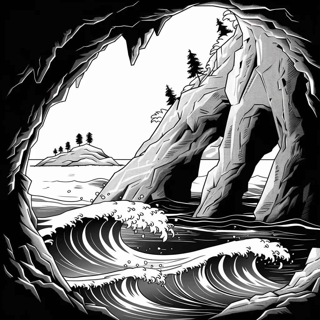 30 Gambar Pemandangan Alam Belum Diwarnai untuk Diwarnai 19 Gambar Pemandangan Alam Belum Diwarnai 18