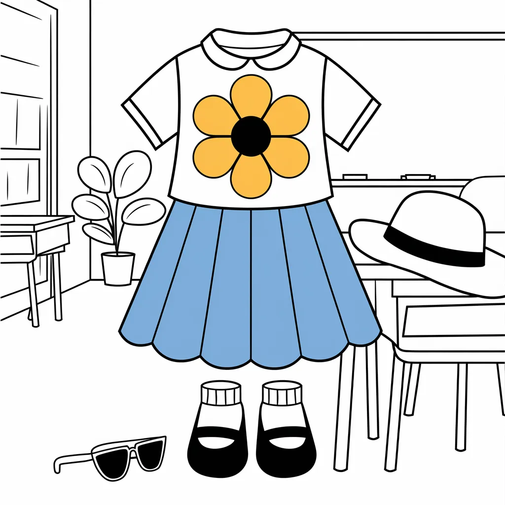 Mewarnai Gambar Seragam TK, Aktivitas Edukatif dan Menyenangkan untuk Anak 5 mewarnai gambar seragam tk 4