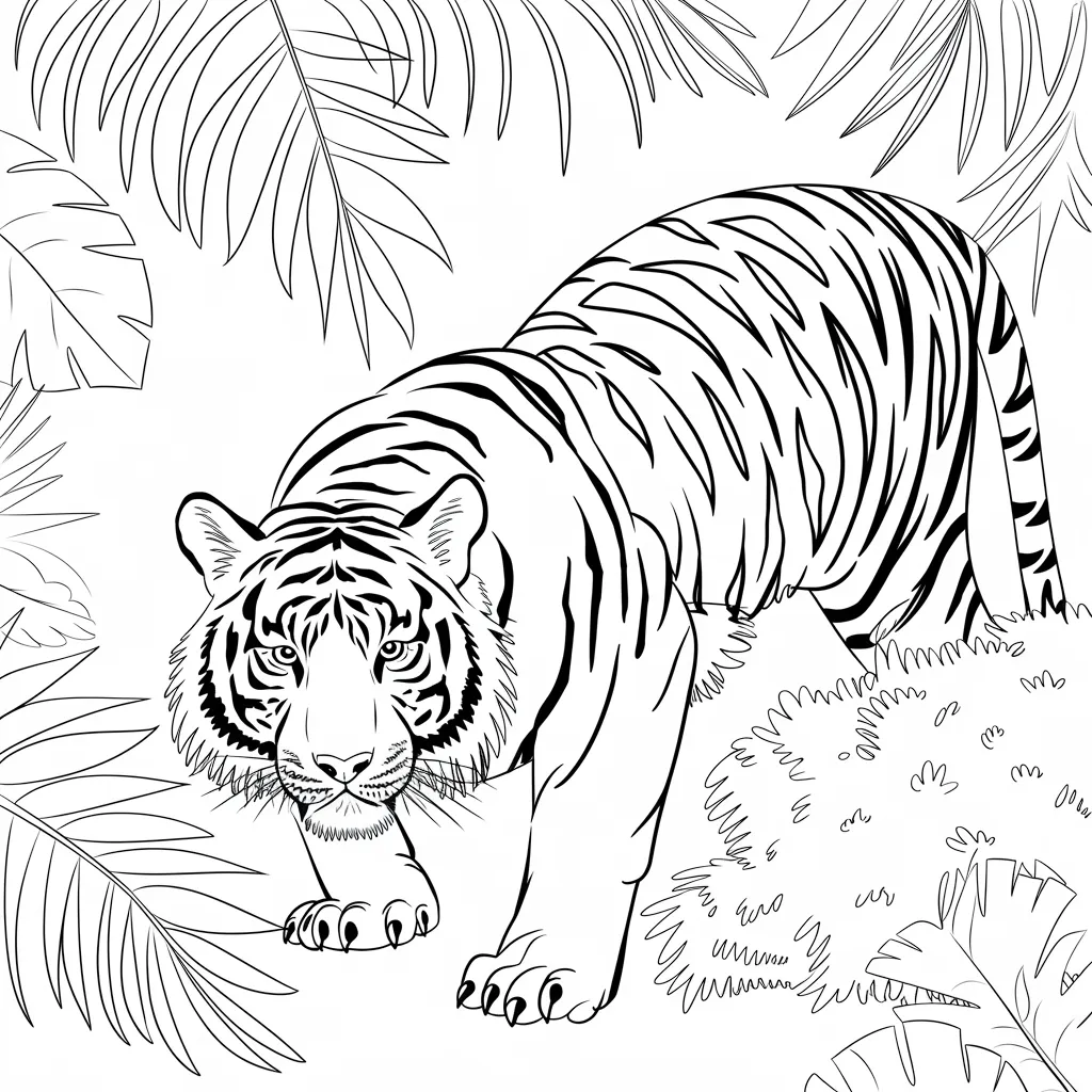 30 Gambar Hewan Belum Diwarnai untuk Diwarnai 4 gambar hewan belum diwarnai 3