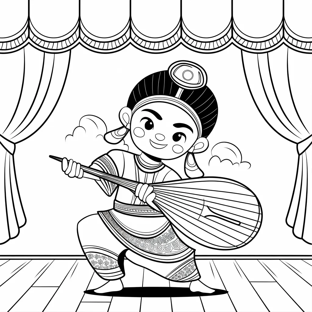 Mewarnai Gambar Kentongan Hitam Putih 27 mewarnai gambar kentongan hitam putih 26