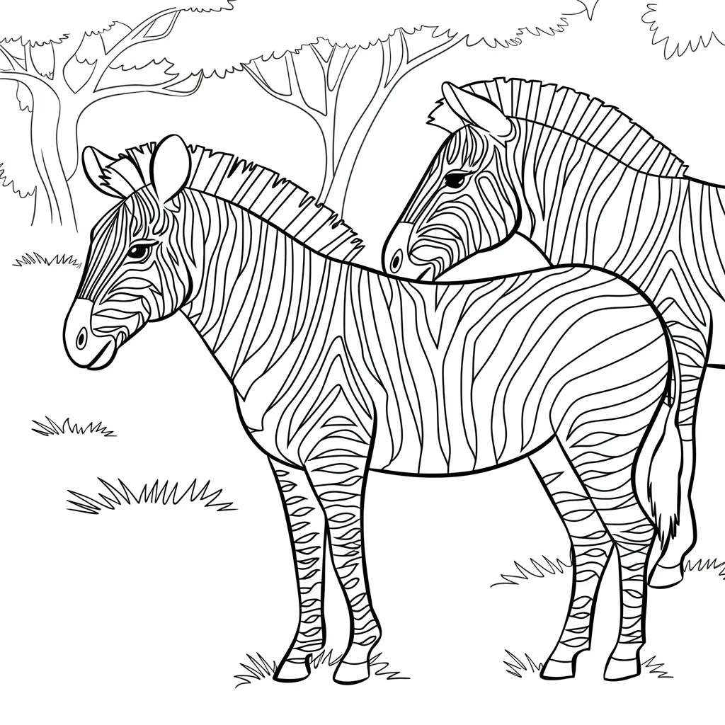 30 Gambar Hewan Belum Diwarnai untuk Diwarnai 6 gambar hewan belum diwarnai 5