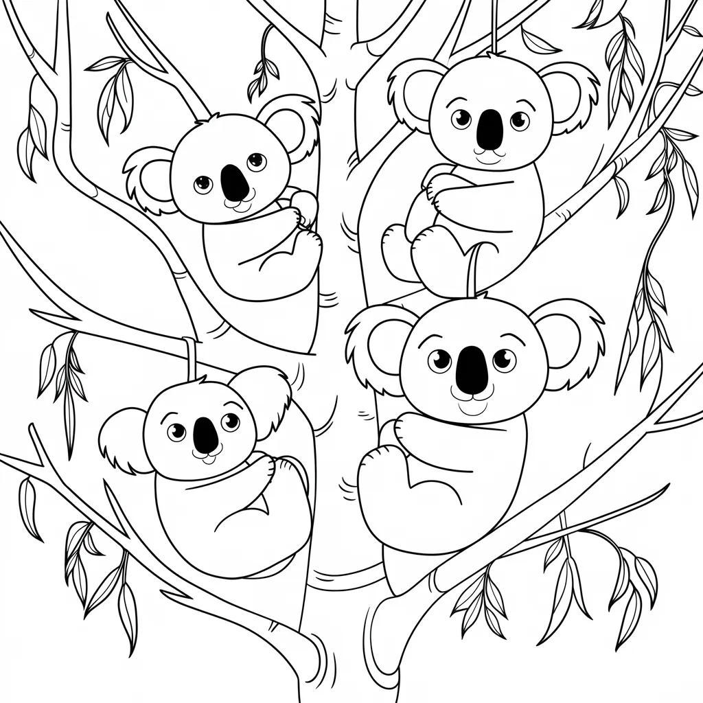 30 Gambar Hewan Belum Diwarnai untuk Diwarnai 8 gambar hewan belum diwarnai 7