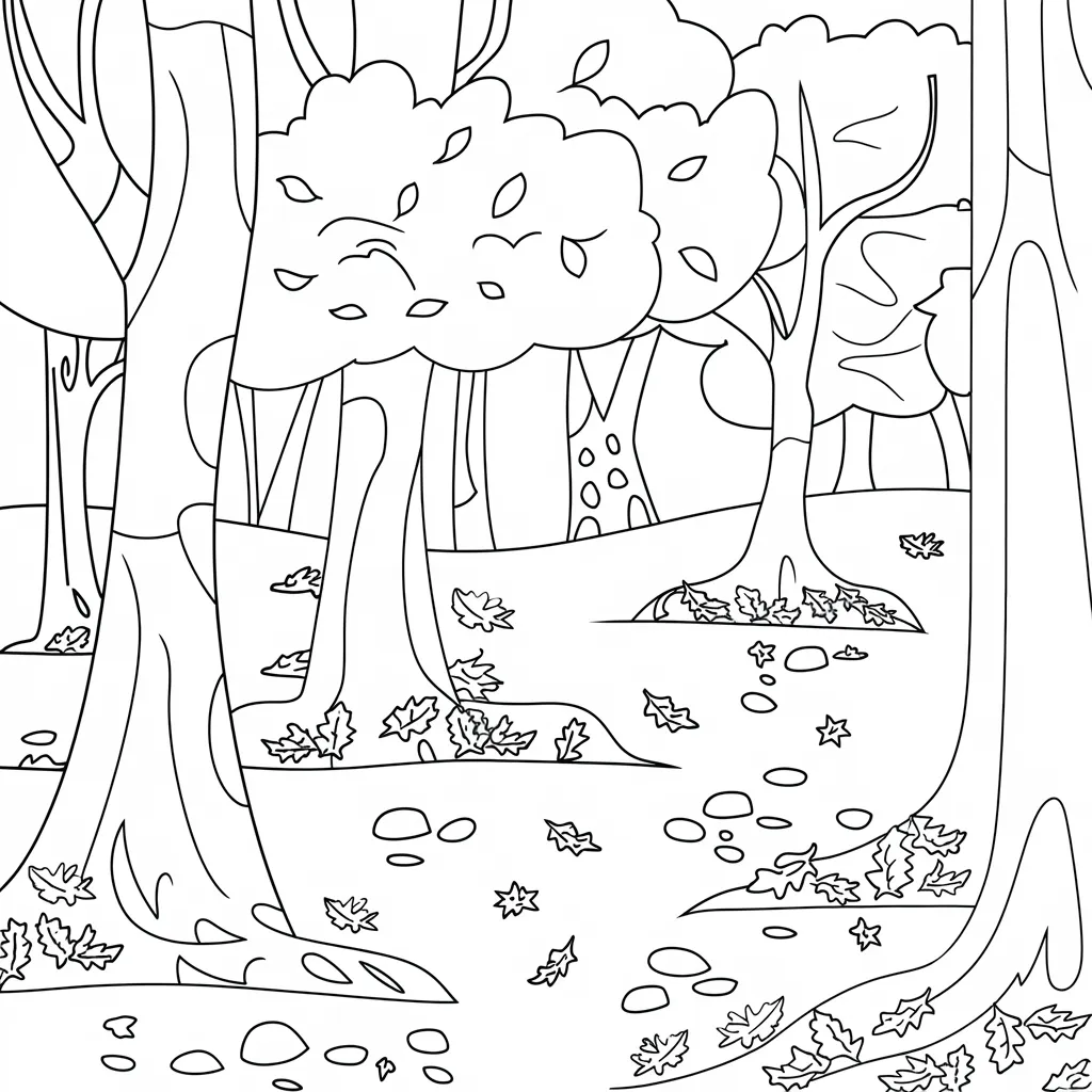 30 Gambar Pemandangan Alam Belum Diwarnai untuk Diwarnai 22 Gambar Pemandangan Alam Belum Diwarnai 21