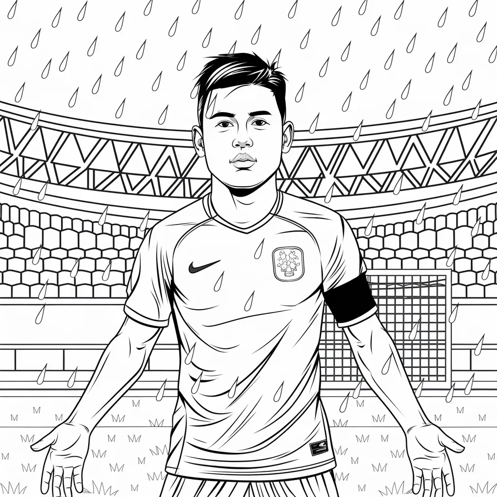 Gambar Mewarnai Pemain Sepak Bola 31 gambar mewarnai pemain sepak bola 30