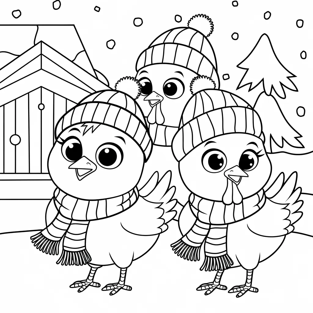 30 Gambar Ayam Hitam Putih untuk Diwarnai 20 gambar ayam hitam putih untuk diwarnai 19