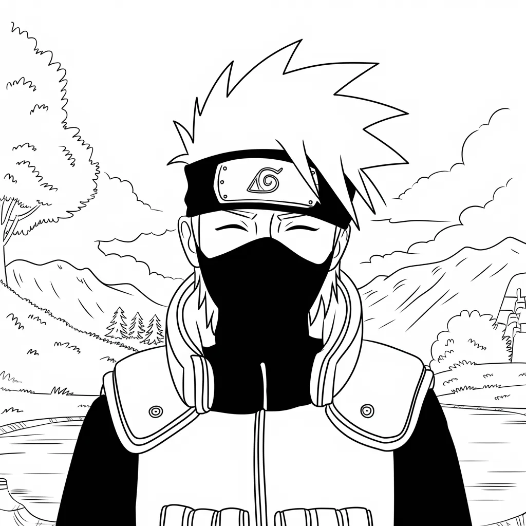 Gambar Mewarnai Kakashi: Mengasah Kreativitas Anak dengan Karakter Favorit 31 gambar mewarnai kakashi 30