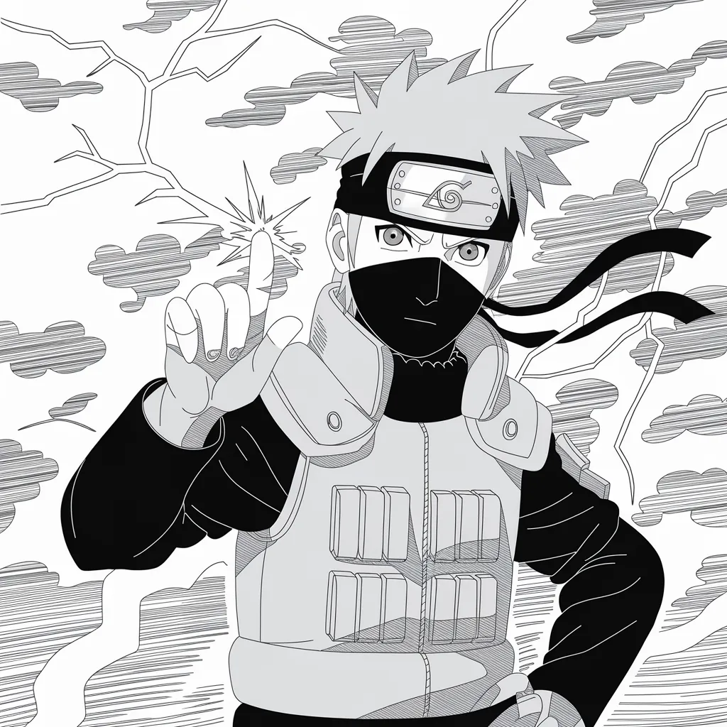 Gambar Mewarnai Kakashi: Mengasah Kreativitas Anak dengan Karakter Favorit 13 gambar mewarnai kakashi 12