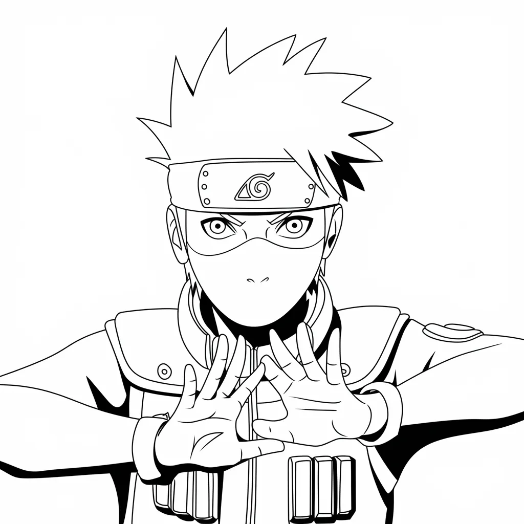 Gambar Mewarnai Kakashi: Mengasah Kreativitas Anak dengan Karakter Favorit 23 gambar mewarnai kakashi 22